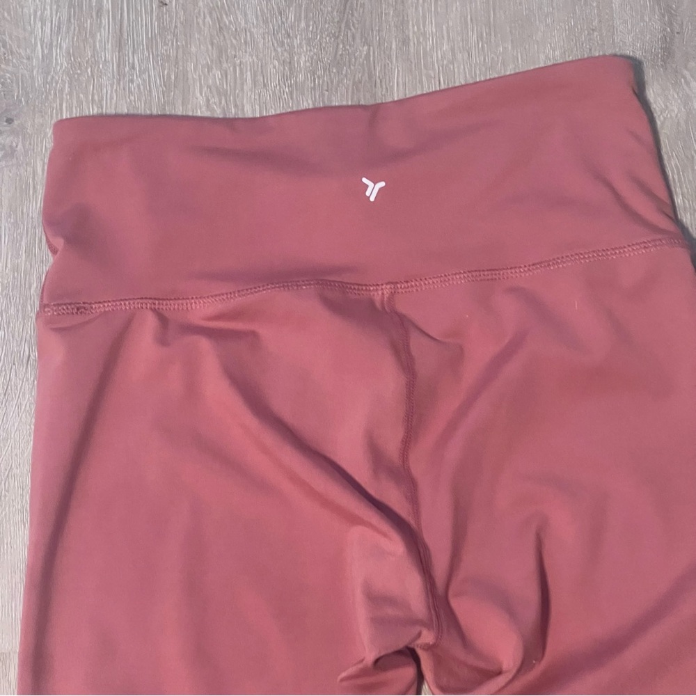 Old Navy High-Waisted Leggings coral-pink- Size M - Picture 5 of 7